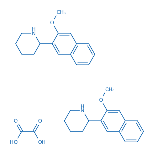 2-(3-MEthoxy-2-naphthyl)piperidine oxalate (2:1) 1g