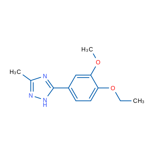 5-(4-Ethoxy-3-methoxyphenyl)-3-methyl-1H-1,2,4-triazole 1g