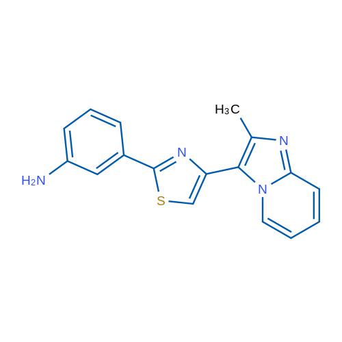 3-(4-(2-Methylimidazo[1,2-a]pyridin-3-yl)thiazol-2-yl)aniline 1g