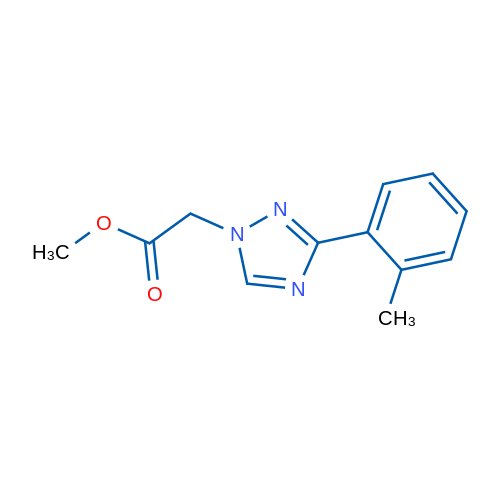 Methyl 2-(3-(o-tolyl)-1H-1,2,4-triazol-1-yl)acetate 1g
