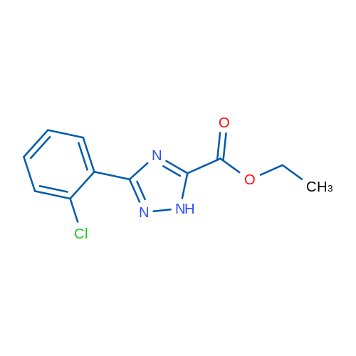 Ethyl 3-(2-chlorophenyl)-1H-1,2,4-triazole-5-carboxylate 1g