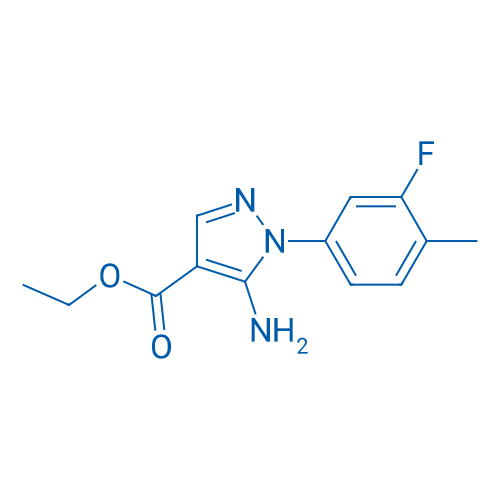 Ethyl 5-amino-1-(3-fluoro-4-methylphenyl)-1H-pyrazole-4-carboxylate 1g