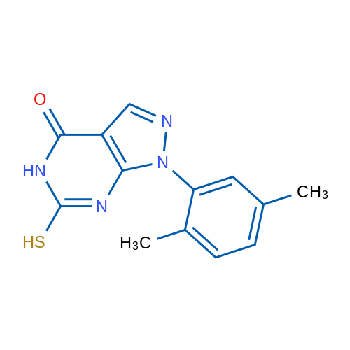 1-(2,5-Dimethylphenyl)-6-mercapto-1H-pyrazolo[3,4-d]pyrimidin-4(5H)-one 1g