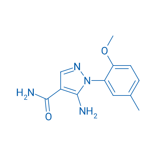 5-Amino-1-(2-methoxy-5-methylphenyl)-1H-pyrazole-4-carboxamide 1g