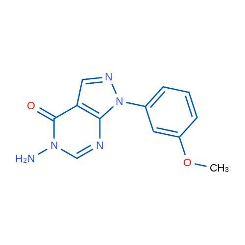 5-Amino-1-(3-methoxyphenyl)-1H-pyrazolo[3,4-d]pyrimidin-4(5H)-one 1g