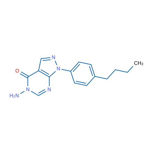 5-Amino-1-(4-butylphenyl)-1H-pyrazolo[3,4-d]pyrimidin-4(5H)-one 1g