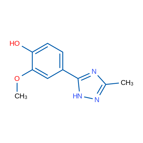2-Methoxy-4-(3-methyl-1H-1,2,4-triazol-5-yl)phenol 1g