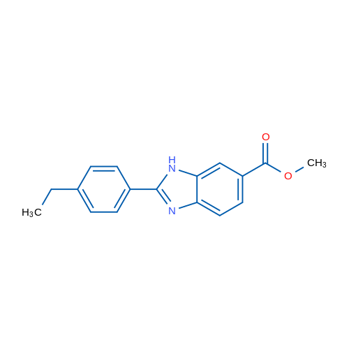 Methyl 2-(4-ethylphenyl)-1H-benzo[d]imidazole-6-carboxylate 1g