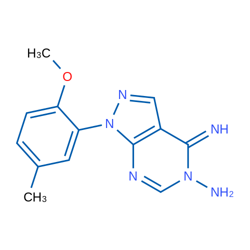 4-Imino-1-(2-methoxy-5-methylphenyl)-1H-pyrazolo[3,4-d]pyrimidin-5(4H)-amine 1g