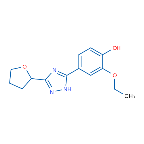 2-Ethoxy-4-(3-(tetrahydrofuran-2-yl)-1H-1,2,4-triazol-5-yl)phenol 1g