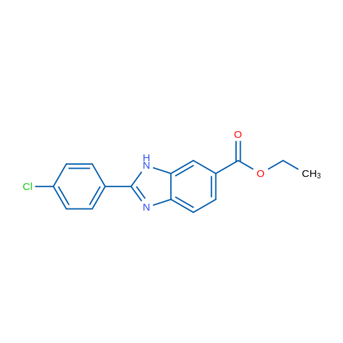 Ethyl 2-(4-chlorophenyl)-1H-benzo[d]imidazole-6-carboxylate 5g