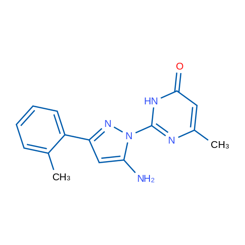 2-(5-Amino-3-(o-tolyl)-1H-pyrazol-1-yl)-6-methylpyrimidin-4(3H)-one 1g