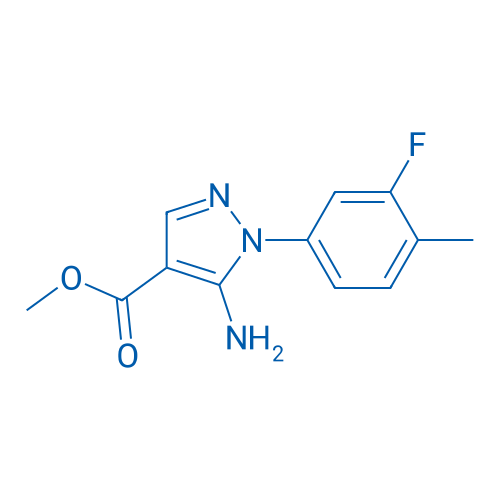 Methyl 5-amino-1-(3-fluoro-4-methylphenyl)-1H-pyrazole-4-carboxylate 1g