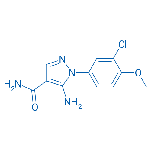 5-Amino-1-(3-chloro-4-methoxyphenyl)-1H-pyrazole-4-carboxamide 1g