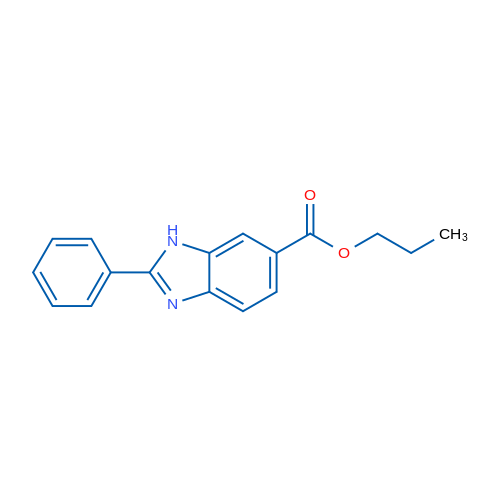 Propyl 2-phenyl-1H-benzo[d]imidazole-6-carboxylate 5g