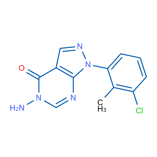 5-Amino-1-(3-chloro-2-methylphenyl)-1H-pyrazolo[3,4-d]pyrimidin-4(5H)-one 1g