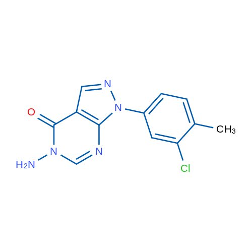 5-Amino-1-(3-chloro-4-methylphenyl)-1H-pyrazolo[3,4-d]pyrimidin-4(5H)-one 1g