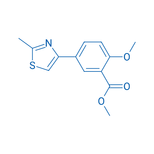 Methyl 2-methoxy-5-(2-methylthiazol-4-yl)benzoate 5g