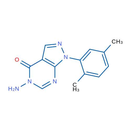 5-Amino-1-(2,5-dimethylphenyl)-1H-pyrazolo[3,4-d]pyrimidin-4(5H)-one 1g