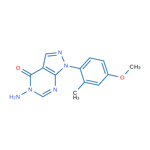 5-Amino-1-(4-methoxy-2-methylphenyl)-1H-pyrazolo[3,4-d]pyrimidin-4(5H)-one 1g