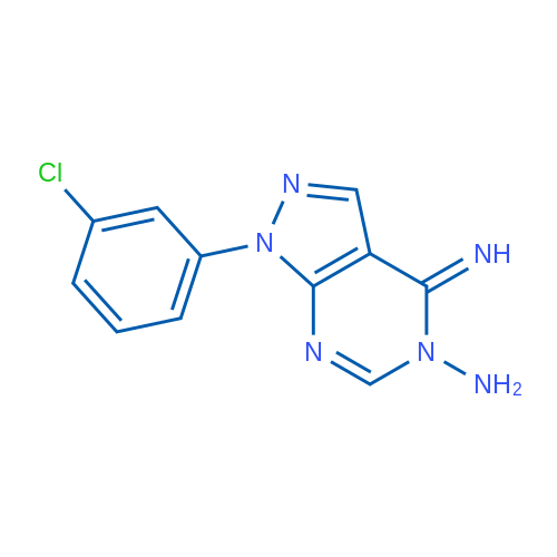 1-(3-Chlorophenyl)-4-imino-1H-pyrazolo[3,4-d]pyrimidin-5(4H)-amine 1g