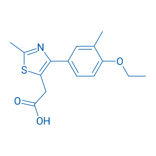 2-(4-(4-Ethoxy-3-methylphenyl)-2-methylthiazol-5-yl)acetic acid 1g