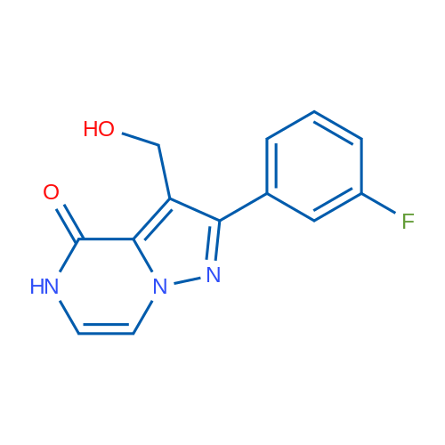 2-(3-Fluorophenyl)-3-(hydroxymethyl)pyrazolo[1,5-a]pyrazin-4(5H)-one 1g