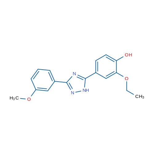 2-Ethoxy-4-(3-(3-methoxyphenyl)-1H-1,2,4-triazol-5-yl)phenol 1g
