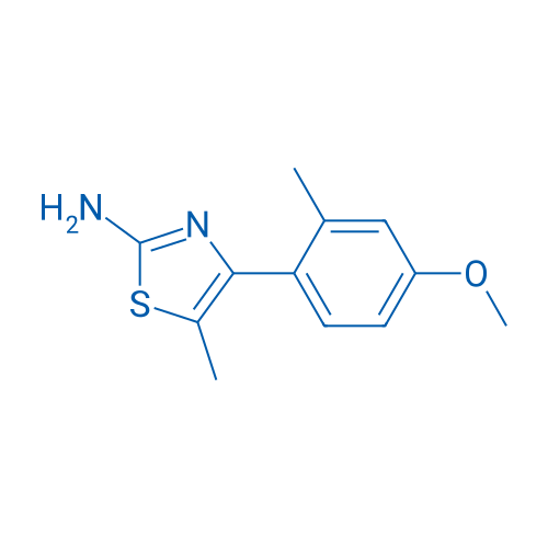 4-(4-Methoxy-2-methylphenyl)-5-methylthiazol-2-amine 1g