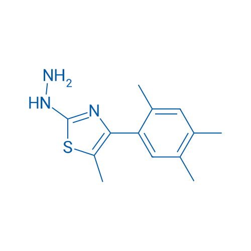 2-Hydrazinyl-5-methyl-4-(2,4,5-trimethylphenyl)thiazole 1g