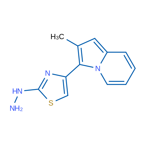 2-Hydrazinyl-4-(2-methylindolizin-3-yl)thiazole 1g