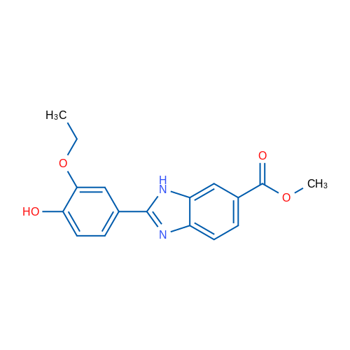 Methyl 2-(3-ethoxy-4-hydroxyphenyl)-1H-benzo[d]imidazole-6-carboxylate 5g