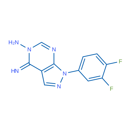 1-(3,4-Difluorophenyl)-4-imino-1H-pyrazolo[3,4-d]pyrimidin-5(4H)-amine 1g