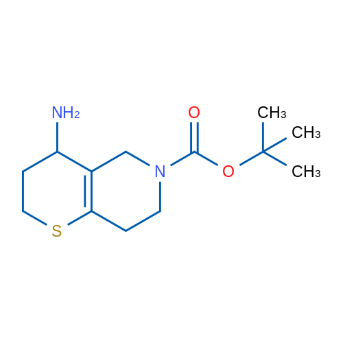 tert-Butyl 4-amino-3,4,7,8-tetrahydro-2H-thiopyrano[3,2-c]pyridine-6(5H)-carboxylate 1g