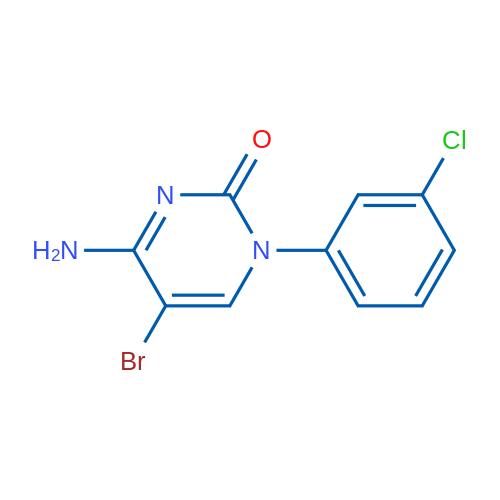 4-Amino-5-bromo-1-(3-chlorophenyl)pyrimidin-2(1H)-one 1g