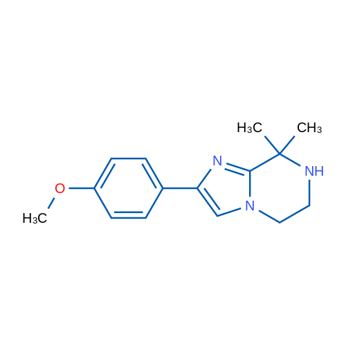 2-(4-Methoxyphenyl)-8,8-dimethyl-5,6,7,8-tetrahydroimidazo[1,2-a]pyrazine 1g