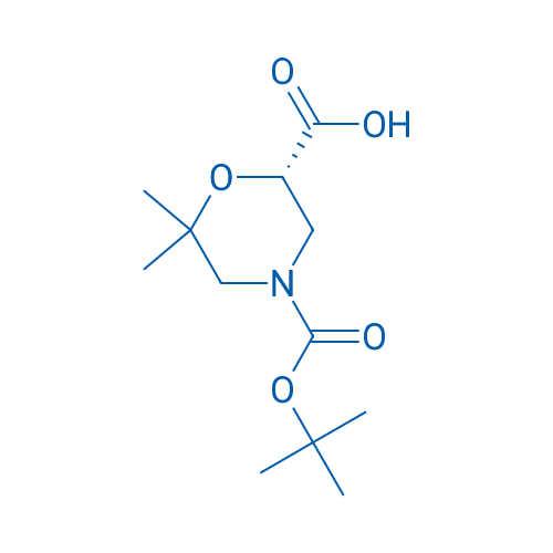 (S)-4-(tert-Butoxycarbonyl)-6,6-dimethylmorpholine-2-carboxylic acid 1g