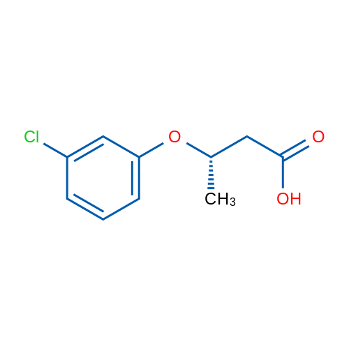 (S)-3-(3-Chlorophenoxy)butanoic acid 1g