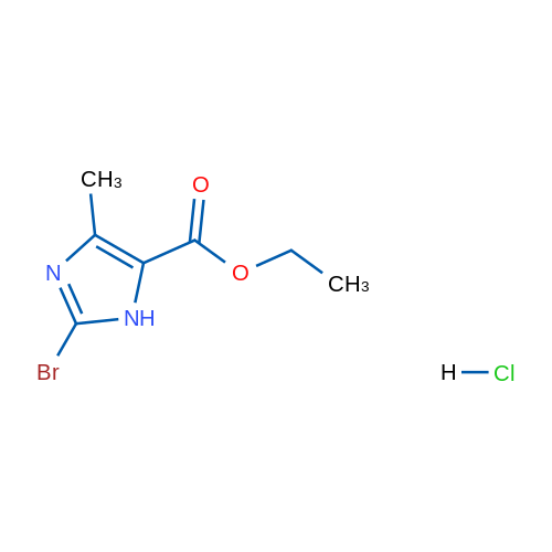 Ethyl 2-bromo-4-methyl-1H-imidazole-5-carboxylate hydrochloride 1g