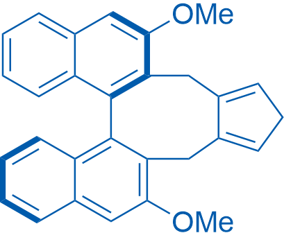 (13bR)-5,16-Dimethoxy-4,17-dihydro-2H-cyclopenta[6,7]cycloocta[2,1-a:3,4-a']dinaphthalene 100mg