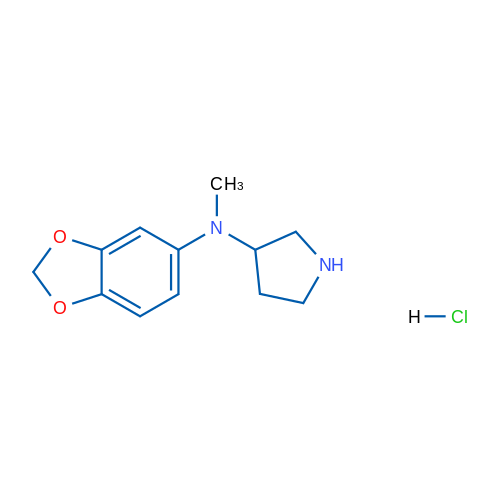 N-(Benzo[d][1,3]dioxol-5-yl)-N-methylpyrrolidin-3-amine hydrochloride 1g