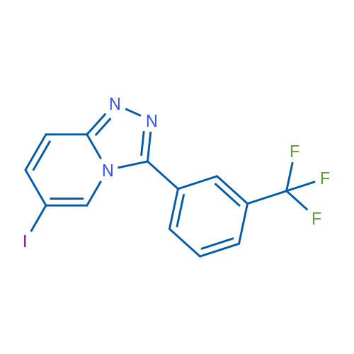 6-Iodo-3-(3-(trifluoromethyl)phenyl)-[1,2,4]triazolo[4,3-a]pyridine 1g
