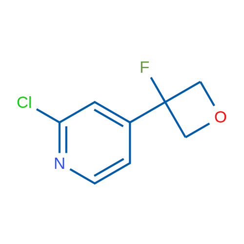 2-Chloro-4-(3-fluorooxetan-3-yl)pyridine 1g