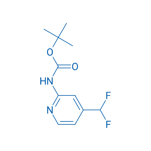tert-Butyl (4-(difluoromethyl)pyridin-2-yl)carbamate 250mg