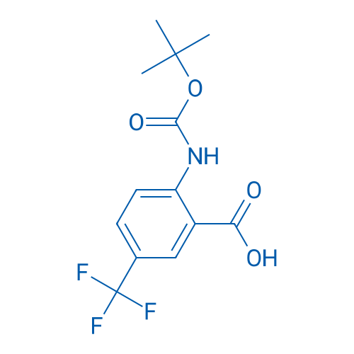 2-((tert-Butoxycarbonyl)amino)-5-(trifluoromethyl)benzoic acid 5g