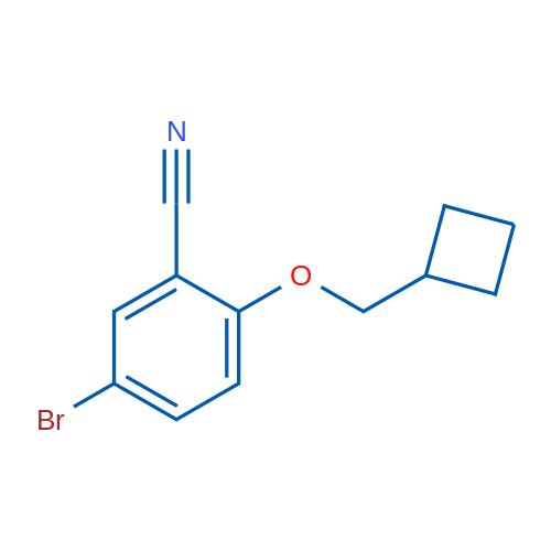 5-Bromo-2-(cyclobutylmethoxy)benzonitrile 1g