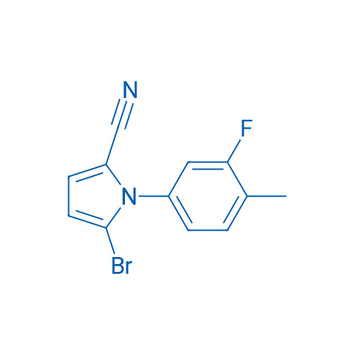 5-Bromo-1-(3-fluoro-4-methylphenyl)-1H-pyrrole-2-carbonitrile 1g