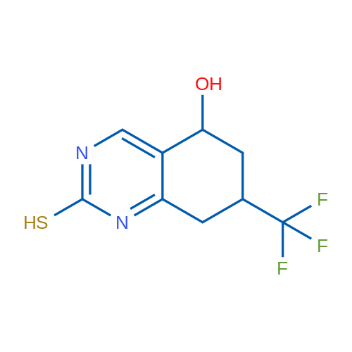 2-Mercapto-7-(trifluoromethyl)-5,6,7,8-tetrahydroquinazolin-5-ol 1g