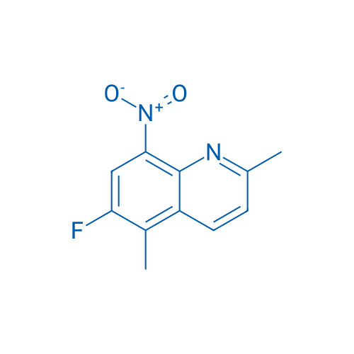 6-Fluoro-2,5-dimethyl-8-nitroquinoline 1g