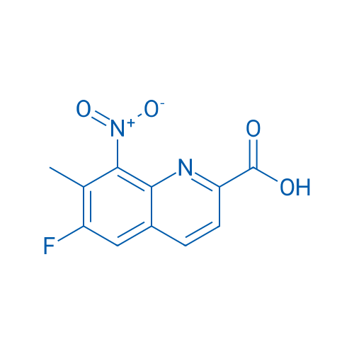 6-Fluoro-7-methyl-8-nitroquinoline-2-carboxylic acid 1g